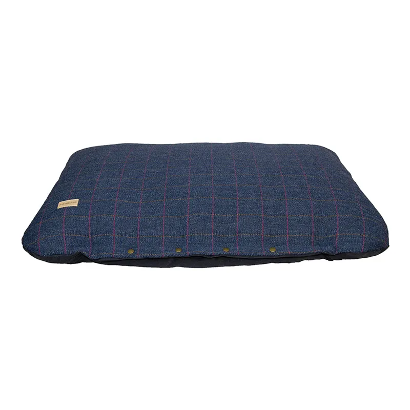 Earthbound Cushion Bed in Navy Tweed